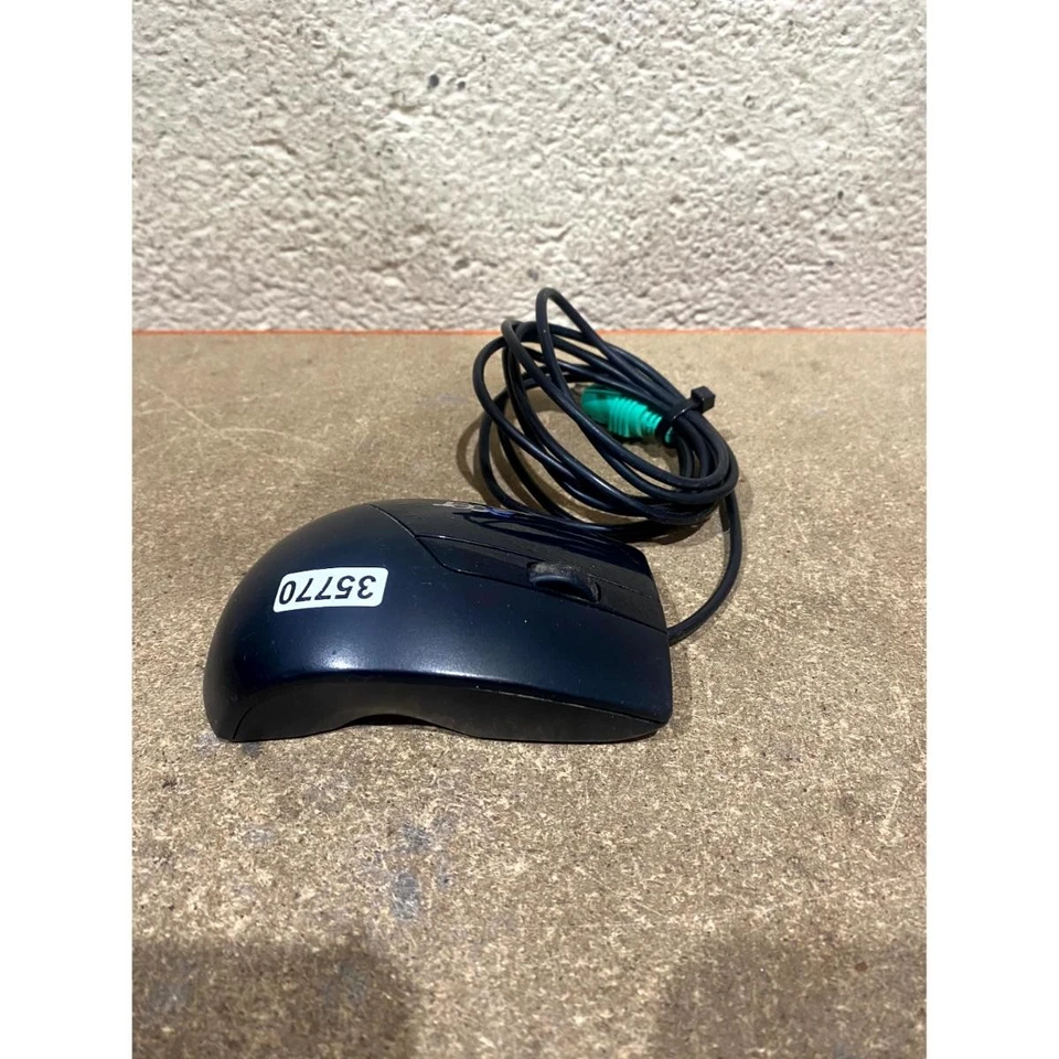 Acer SM-9620 Optical Mouse Black Wired PS/2 3-Button Scroll Wheel Compact for PC - Image 2 of 4