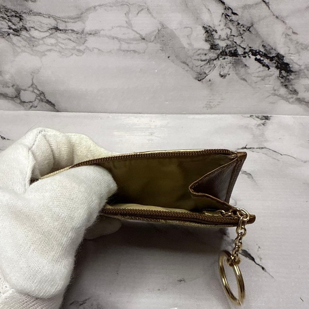 Coach 2Way Coin Case Keyring Patchwork Leather Ca… - image 7