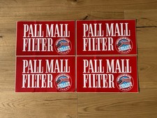 PALL MALL Aufkleber Werbung