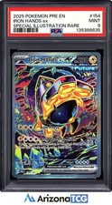 Pokemon 2025 Iron Hands ex 154/131 SIR Prismatic Evolutions PSA 9 on eBay