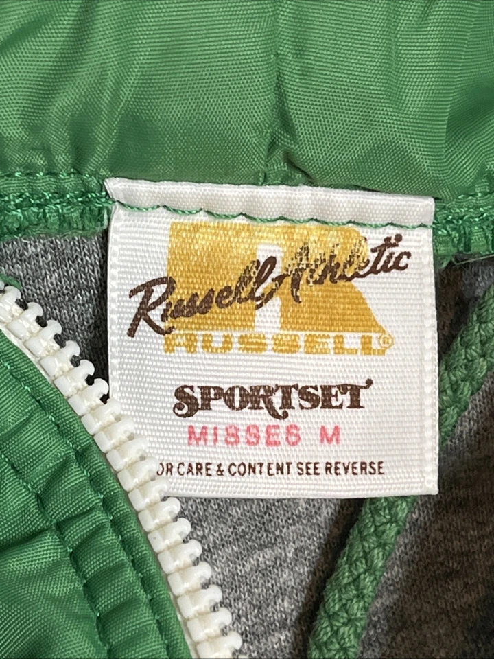 Vtg 70s Russell Athletic Gold Tag 1/4 Zip South Park Track Jacket Hoodie Size M - Image 2 of 4
