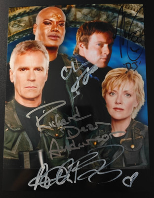 Stargate: SG-1 Multi Signed - 4 Autographs GENUINE SIGNED AUTOGRAPHS