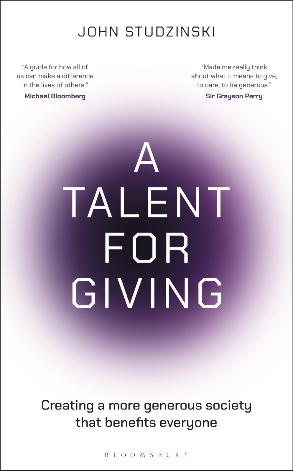 A Talent for Giving: Creating a more generous society that benef
