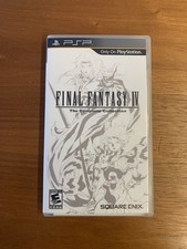 Final Fantasy IV: The Complete Collection Tested (Sony PSP, 2011) With Cards cib