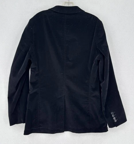 Vintage PS Paul Smith Gents Mens Black Velvet Blazer Jacket Sz 40/50 image 2