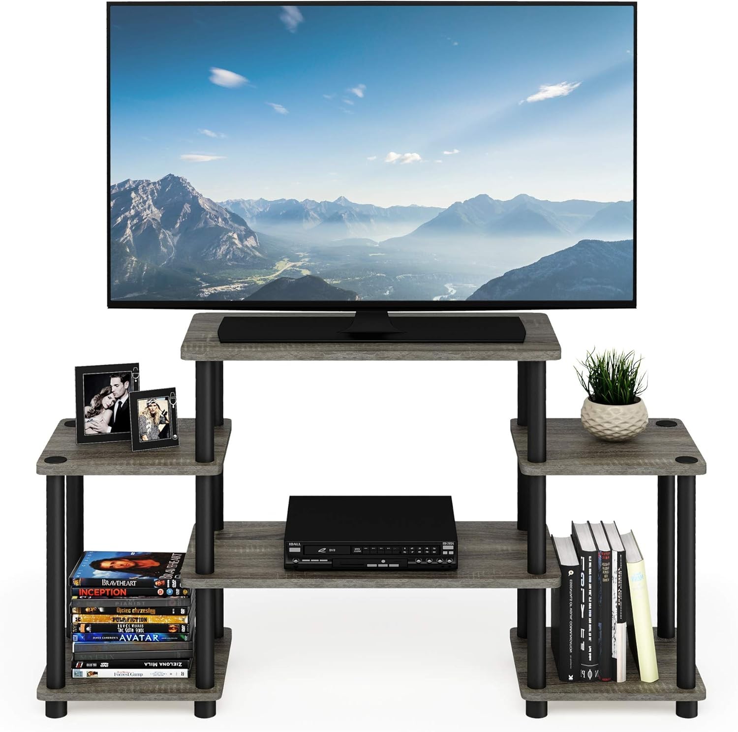 TV Stand, Entertainment Center, round Square Corner, French 