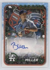 2024 Topps Holiday Mega Box Auto Bobby Miller #HAC-BM Auto 9p5