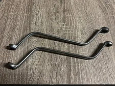 2 Vintage K-D Tools #286 Offset Brake Bleeder Box Wrenches 6 & 12 Pt 3/8 & 7/16”