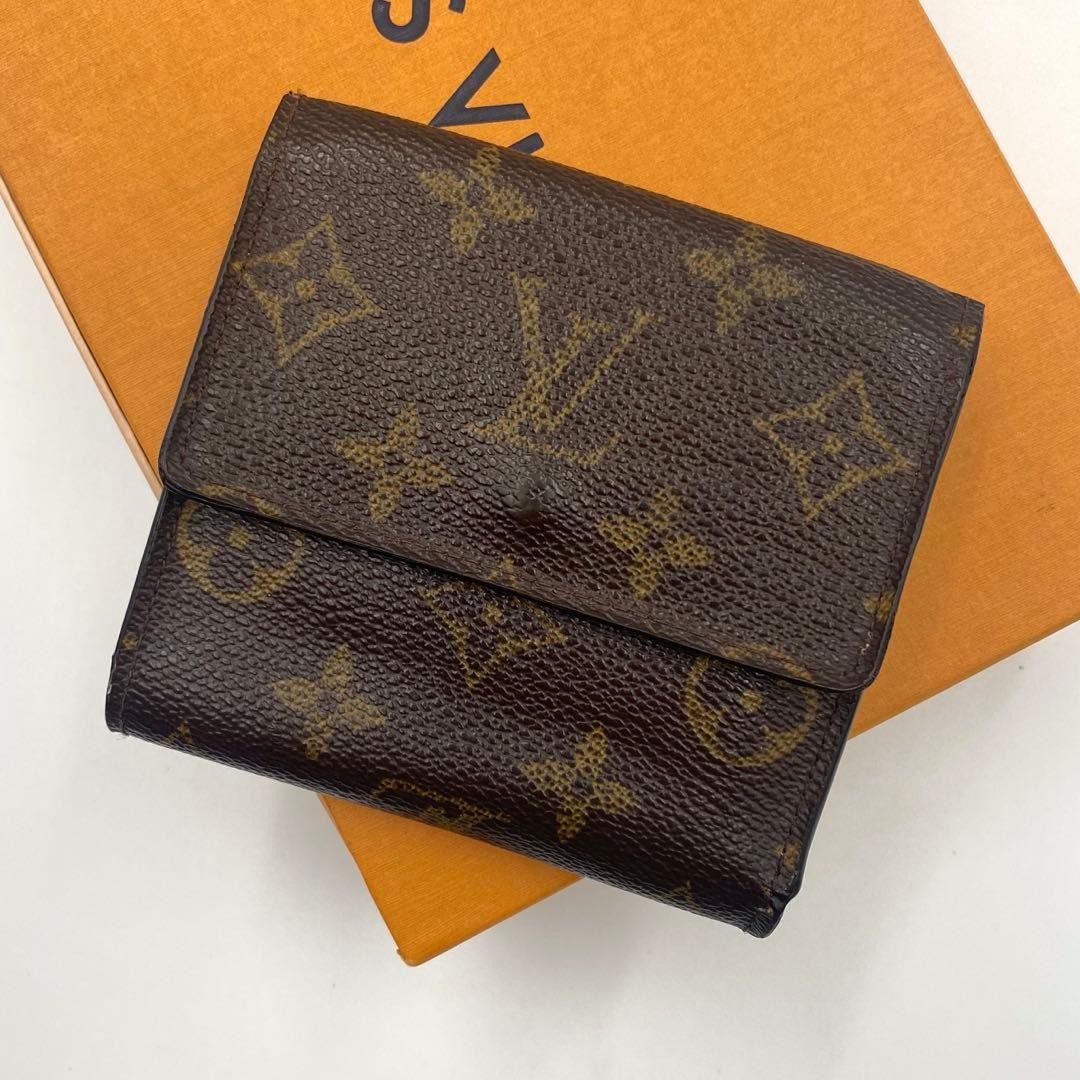 LOUIS VUITTON Monogram Portomonebie Carte Credit Trifold Wallet W Hook Authentic thumbnail 18