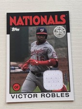 2021 Topps Series 1 1986 Parallel Relic Victor Robles Nationals 86RVR