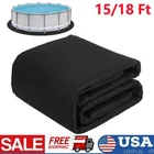15/18ft Round Pool Liner Pad for Above Ground Pools Prevents Punctures Pool