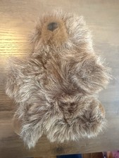 Vintage Furry Folk Grizzly Brown Bear Hand Puppet Plush Toy 9" Folkmanis