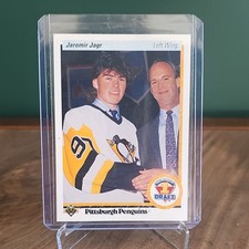 1990-91 Upper Deck First Round Draft Pick Rookie Jaromir Jagr #356 Penguins