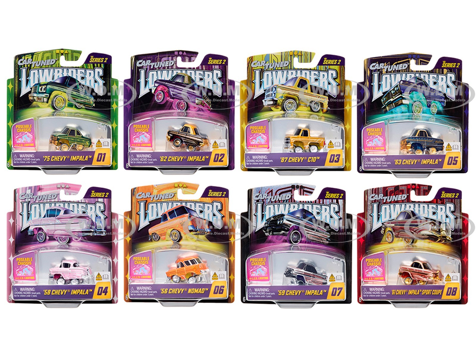 LOWRIDERS SHOW GLOW SERIES 2  8 ,     CARTUNED 597346-XX1