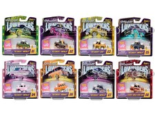 "LOWRIDERS SHOW GLOW" SERIES 2 SET OF 8 PCS DIECAST BY CARTUNED 597346-XX1