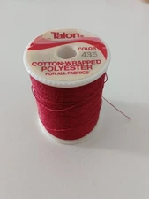 Talon cotton-wrapped polyester sewing thread, color 435 Collectable