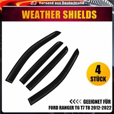 Windabweiser Regenabweiser Windschutz Satz für Ford Ranger T6 T7 T8 2012-2022