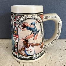 Budweiser Beer Mug 1992 US Olympic Team 3D Ce...