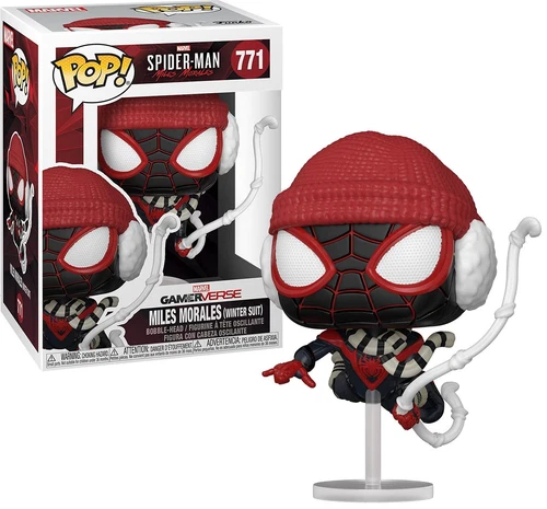 Funko Pop! Games: Miles Morales - Winter Suit - Spider-man - Miles Morales Game 
