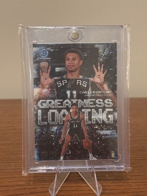 2025-26 Bowman - Greatness Loading Carter Bryant #GL-14 Black Geometric...