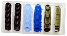 120PCS 6 Sizes Oil Drain Plug Gaskets Assortment Kits, Fit M12 M14 For FORD,