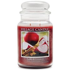 Apples & Cinnamon Large Apothecary Jar, Scented Candle, 21.25 oz.