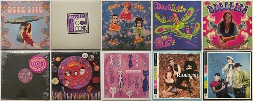 DEEE-LITE LOT OF 10 12" SINGLES, GROOVE IS IN THE HEART, E.S.P, RUNAWAY, CALL ME