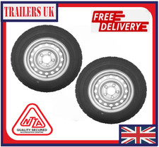 185/70/R13C (PCD 5/112mm) Trailer Wheel (x2) to suit Graham Edwards