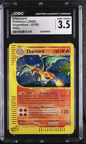 Charizard graded CGC 3.5 for sale on eBay