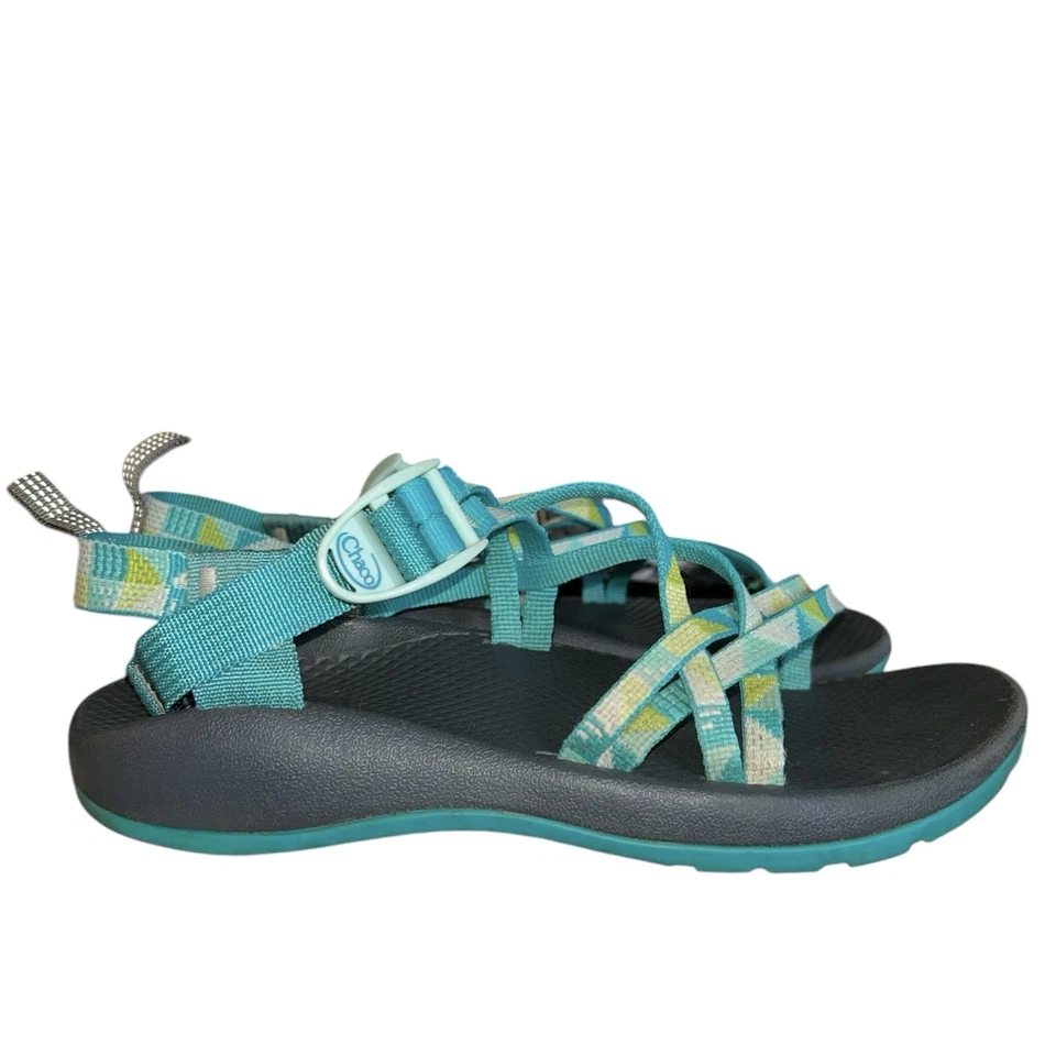 Chaco Women's Z/1 Classic Sandals Size 6 Teal White Gray EUR 37 Outdoors Hiking - Image 3 of 4