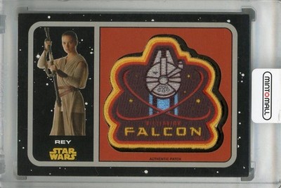 2015 Topps Star Wars The Force Awakens Series 1 Rey Patches