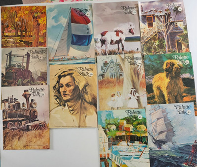 Vtg 1970s Lot of 11 PALETTE TALK Art Magazines GRUMBACHER Techniques Articles