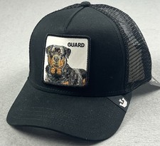 Goorin Bros The Farm The Guard Dog Black Trucker Hat One Size NWT