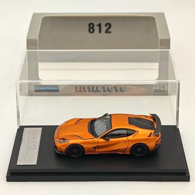1:64 Scale Little Toys Ferrari 812 V12 Novitec Orange Alloy Car Model Fans Have 