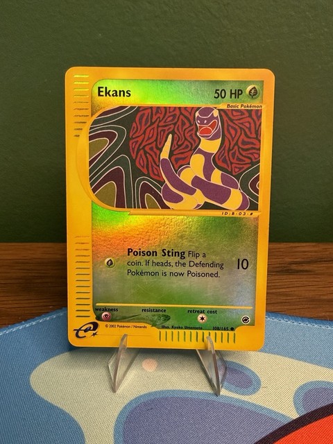 Ekans [Reverse Holo] #108 (Expedition (2002))