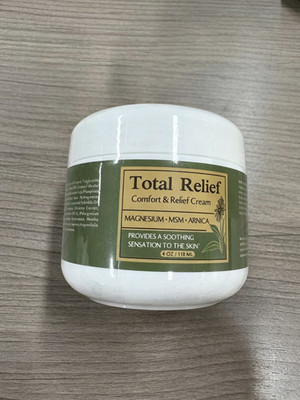 Total Relief Magnesium Cream For Comfort   Fast-Absorbing MSM & Arnica Cream