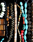 Gemstone Beads Lot ~3 lbs Turquoise Tigereye Jasper Opal Strands & Pendants — photo 4