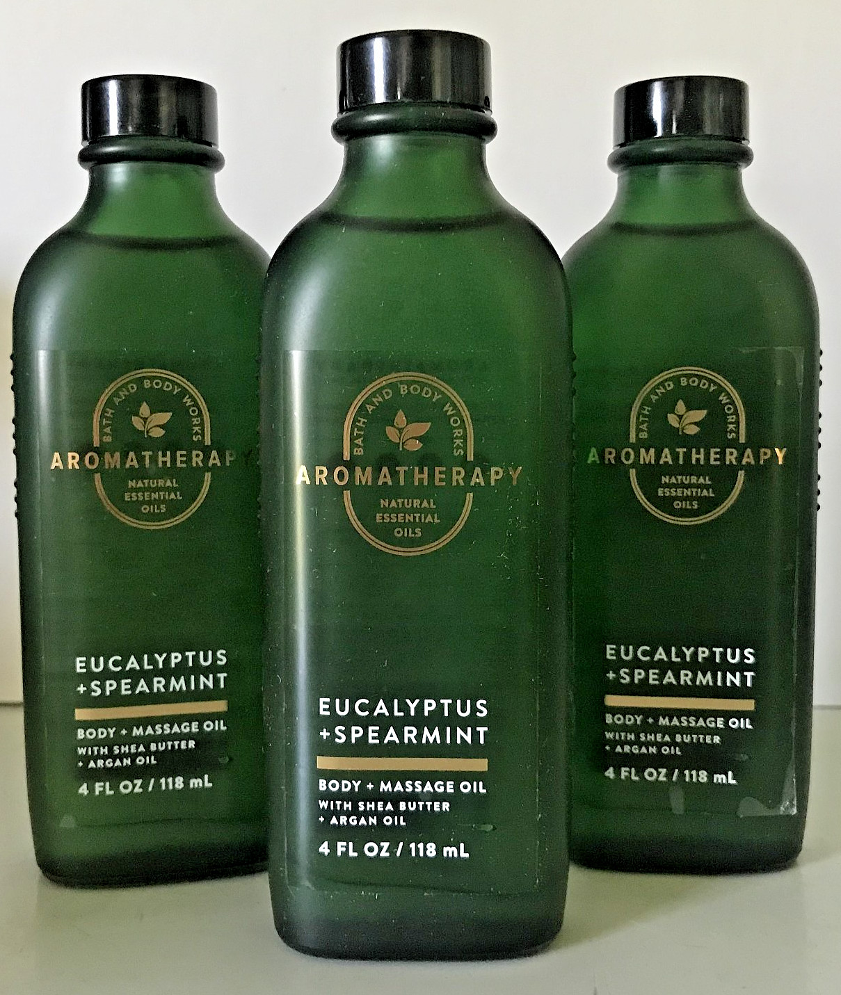 EUCALYPTUS SPEARMINT BODY MASSAGE OIL BATH BODY WORKS AROMAT