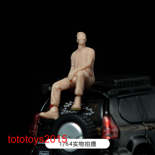 1/64 Off road handsome Boy Scene Miniature Figures Doll For Cars Vehicles Model - Picture 5 of 6