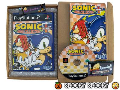 Sonic Mega Collection Plus PS2 - UK PAL GC CIB - Hochwertige Verpackung - Sendungsverfolgung