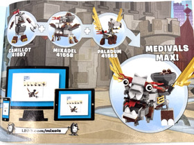 LEGO Mixels Camillot 41557 Mixadel 41558 Paladum 41559 Medivals Set 7 Complete