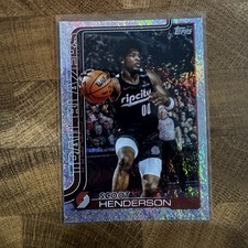 Topps 2025-26 Scoot Henderson Parallel #122 Portland Trail Blazers Hollfoil