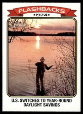 2023 Topps Heritage Daylight Savings Time #NF-3 News Flashbacks Year-Round