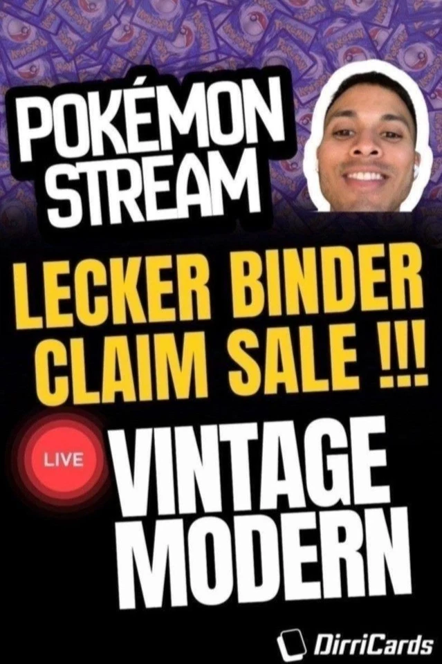 POKEMON BINDER CLAIM SALE / DIRRICARDS 🔥🔥🔥