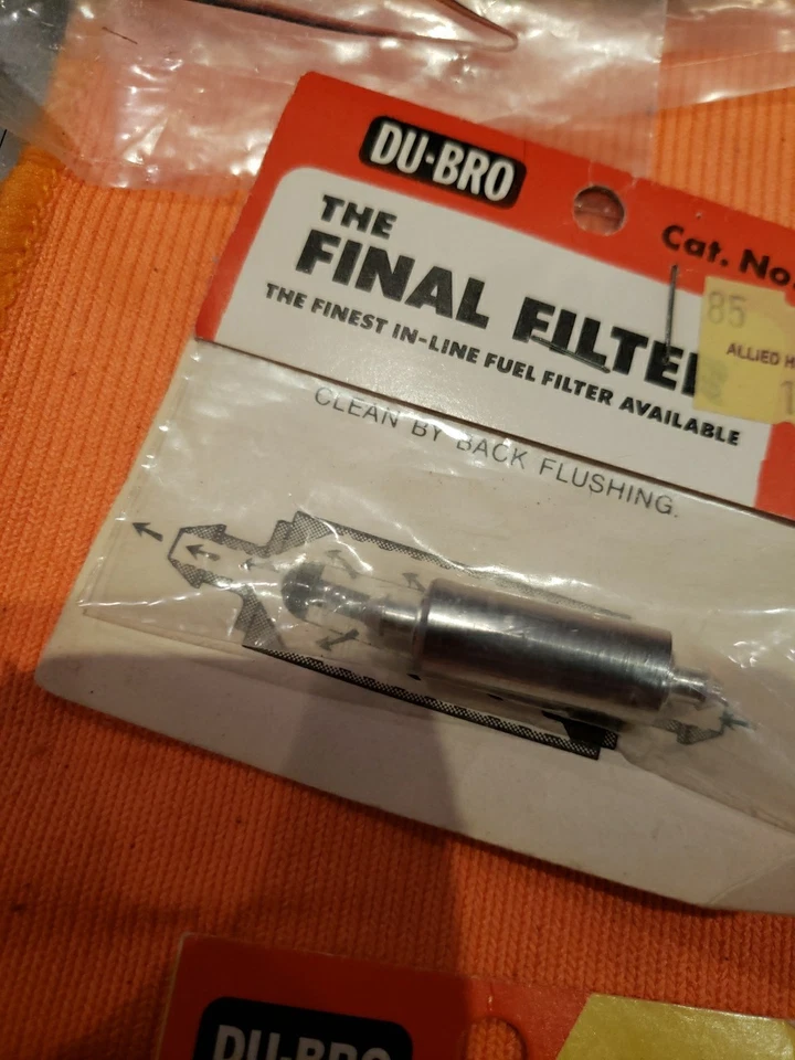 Du-Bro - The Final Filter - Inline Fuel Filter - New - Part 162 - JT25 - Image 2 of 4