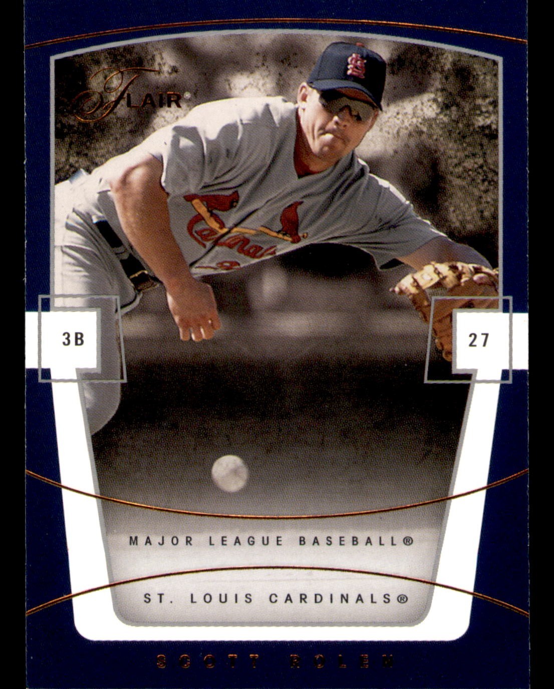 2004 Flair #38 Scott Rolen Cardinals