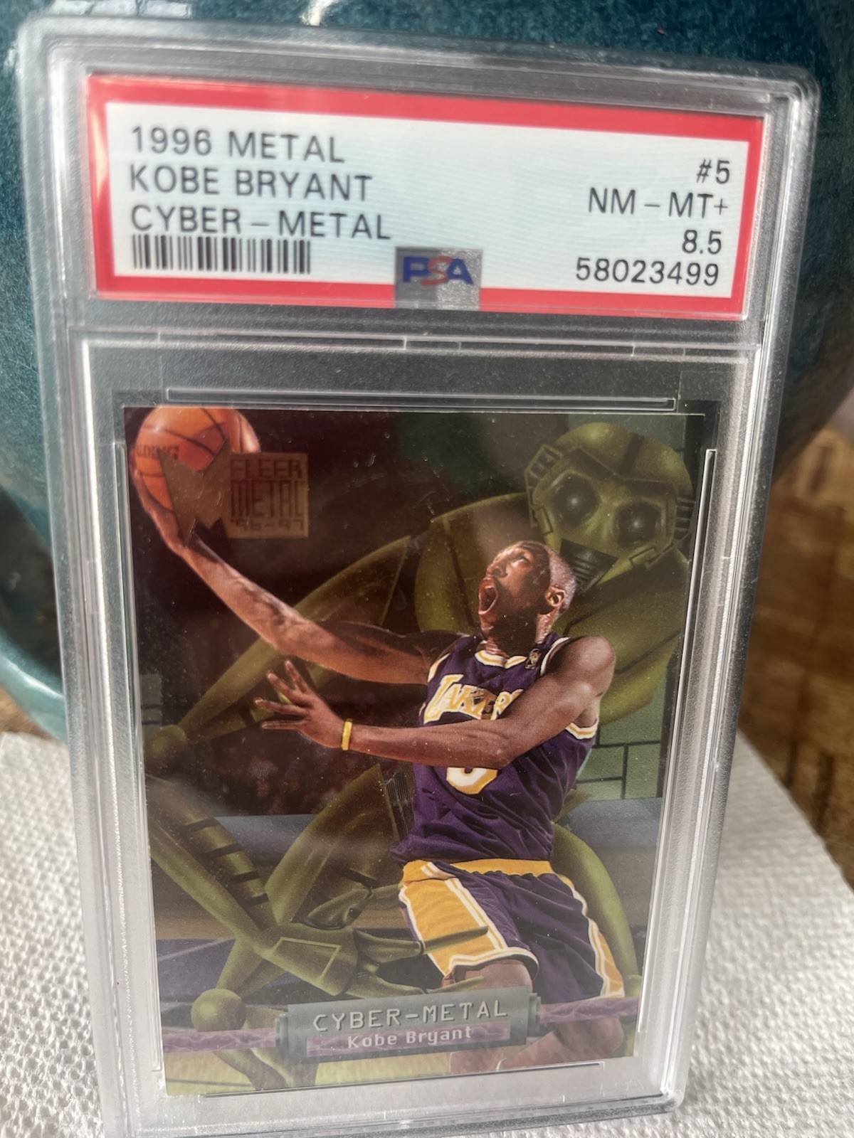 Kobe Bryant 1996 Metal #5 Cyber-Metal Price Guide - Sports Card 