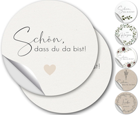 100 Aufkleber SchöN Dass Du Da Bist - Sticker SchöN Dass Du Da Bist, Verpackungs