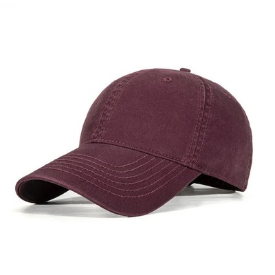 2023 High Quality Soft Cotton Blank Golf Hat Ladies Solid Color Sun Cap Men Plus