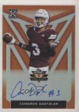 2020 Leaf Valiant Orange 23/50 Cameron Dantzler #BA-CD1 Auto 05er
